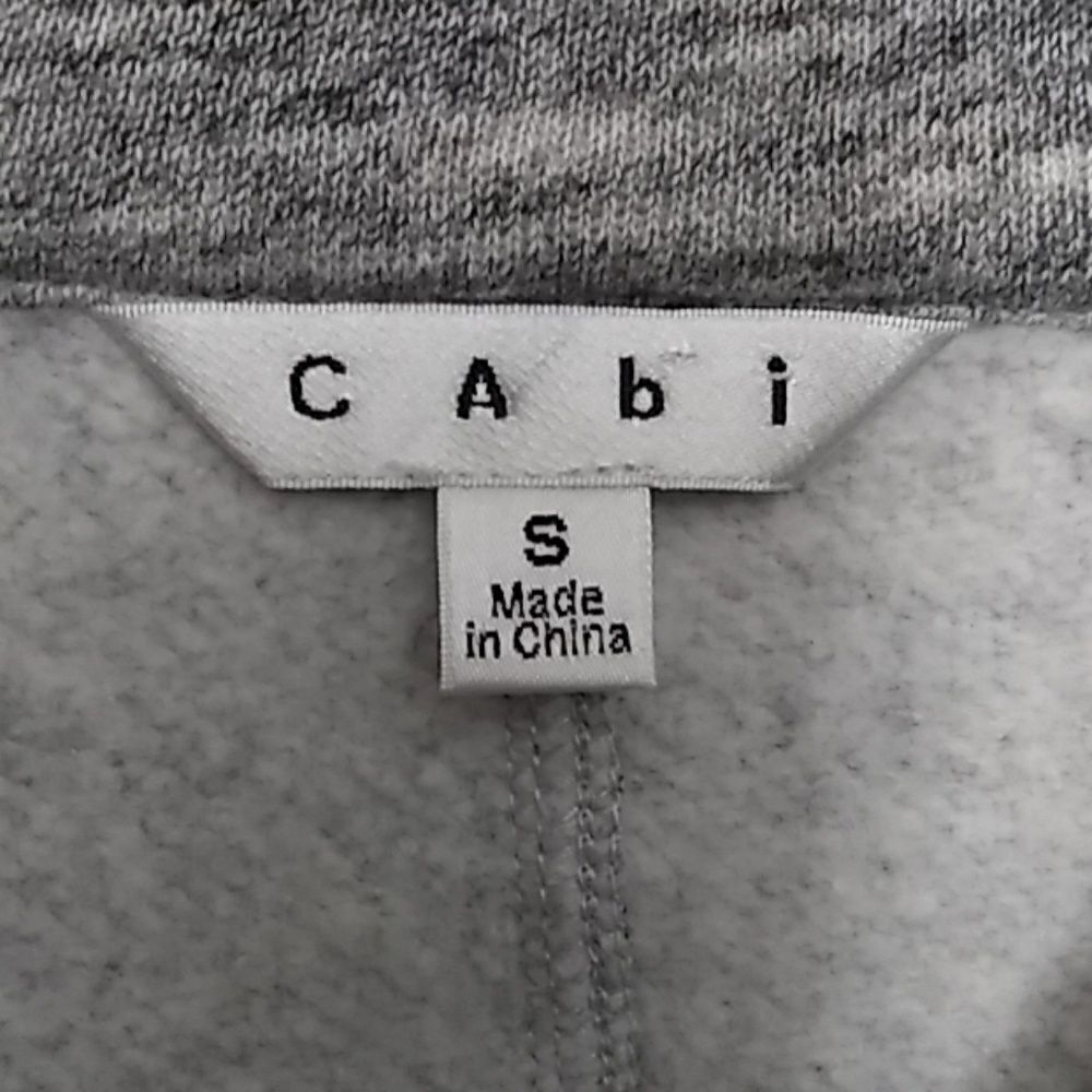 Cabi Jacket, Gray Sweatshirt Style Button Front Jacket - S - Picture 3 of 8